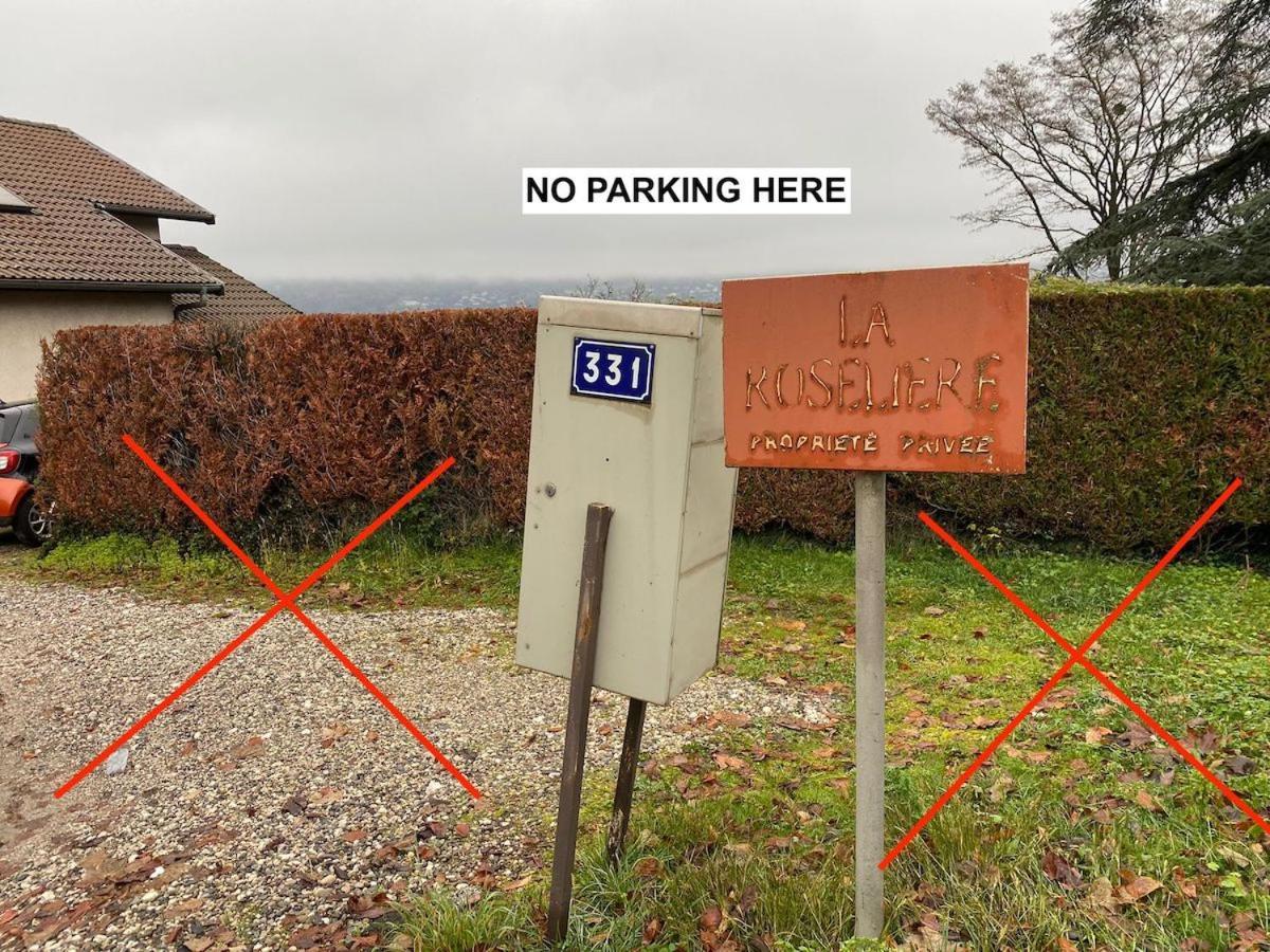 La Roseliere Sud, Vue Lac & Jardin Sévrier Zewnętrze zdjęcie
